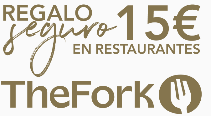 Regalo seguro de 15€ en restaurantes con TheFork